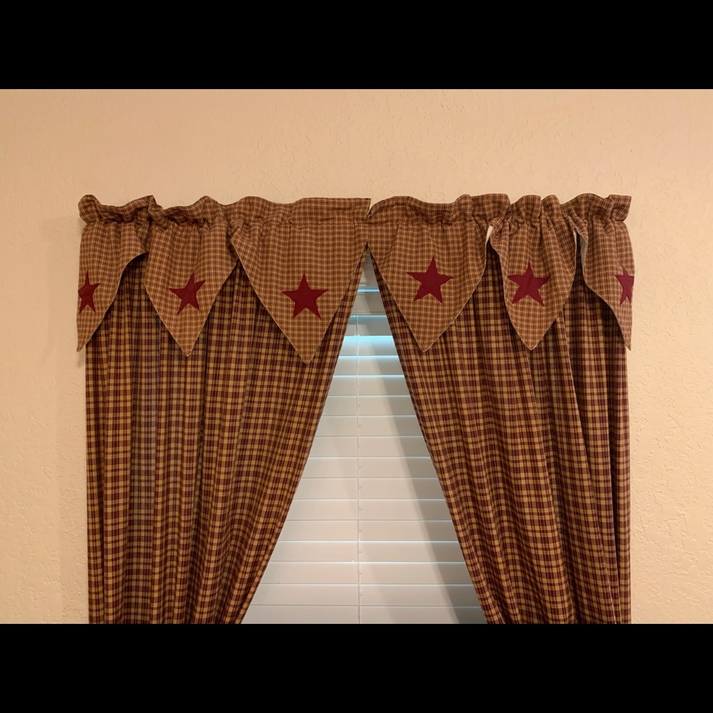 Primitive country curtains